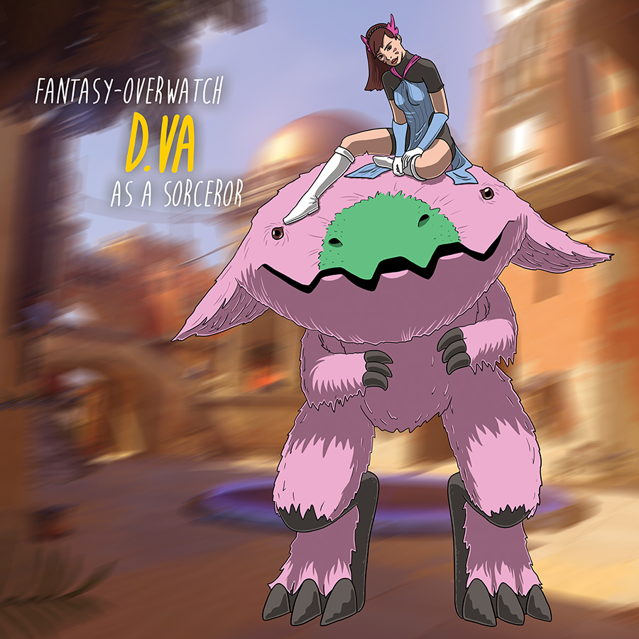 Fantasy Overwatch – D.VA – Highscore Kid